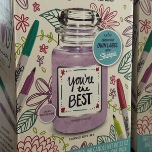 3 Yankee Candle Lilac Blossoms Gift Set with Custom Label